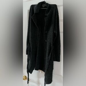 Women's Black Cardigan Sweater